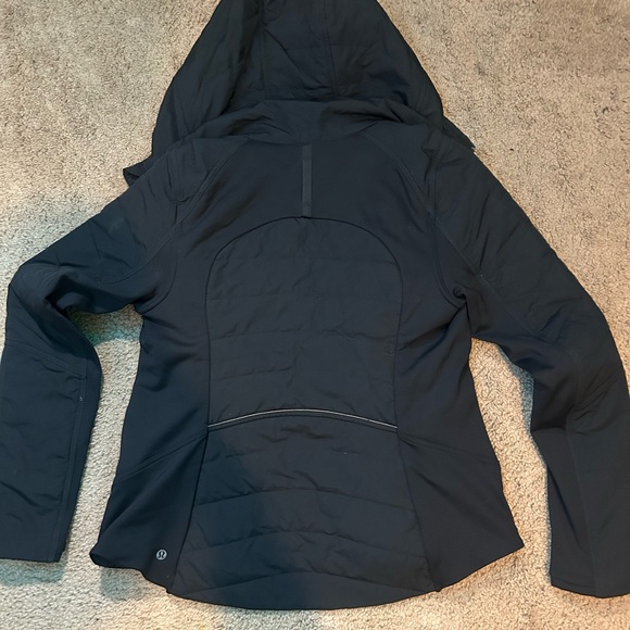 Lululemon Women's Black Hooded Jacket - Picture 2 of 10